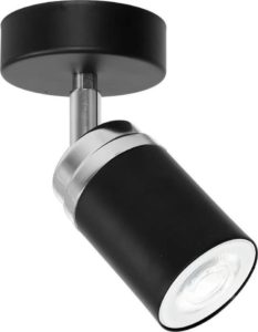 Luminex Bodové svítidlo RENO 1xGU10/60W/230V černá/chrom