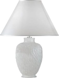 Kolarz Kolarz A1340.71 - Stolní lampa CHIARA 1xE27/100W/230V bílá pr. 40 cm