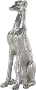 Dekorativní figurka stříbrná 80 cm GREYHOUND
