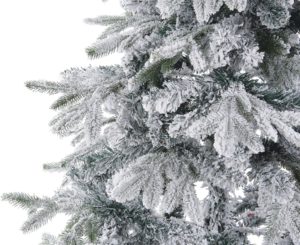 Zasněžený umělý vánoční stromek 180